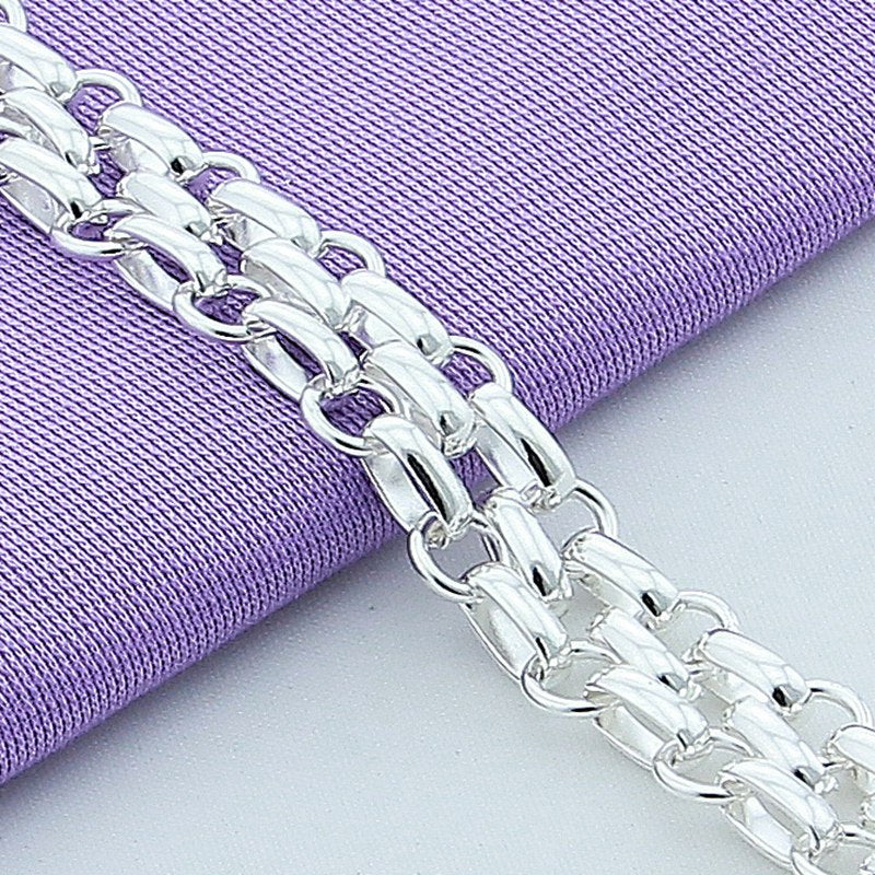 Three-Link Bracelet & Necklace Set, view 2