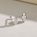Mini Angel Wing Studs, view 3