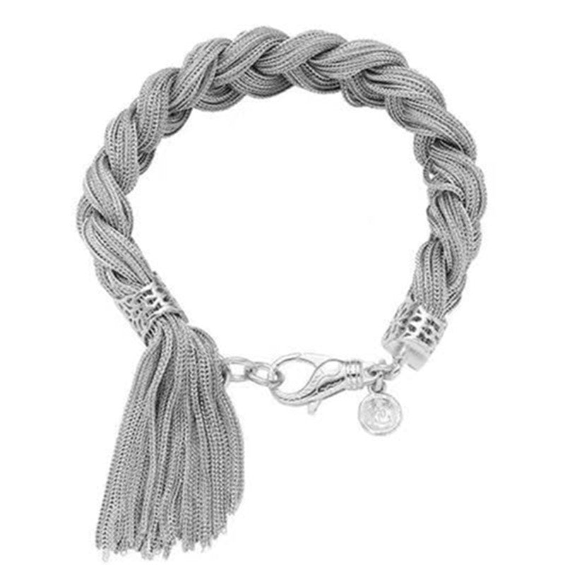 Braided Tassel Bracelet, view 2