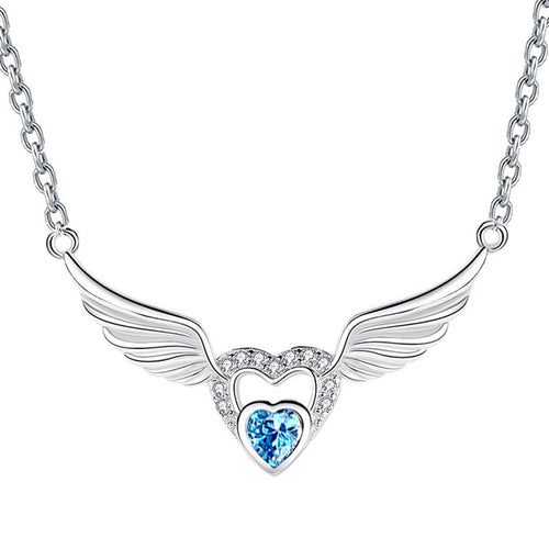 Angel Wing Pendant Necklace