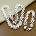 Three-Link Bracelet & Necklace Set