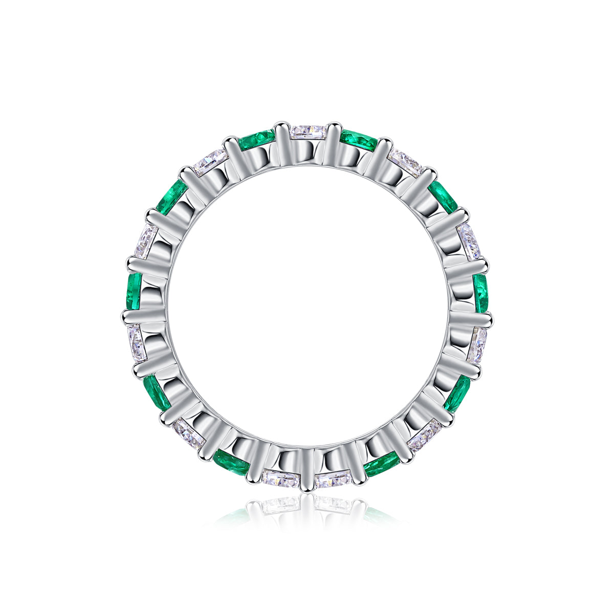 Alternating Eternity Band, view 3