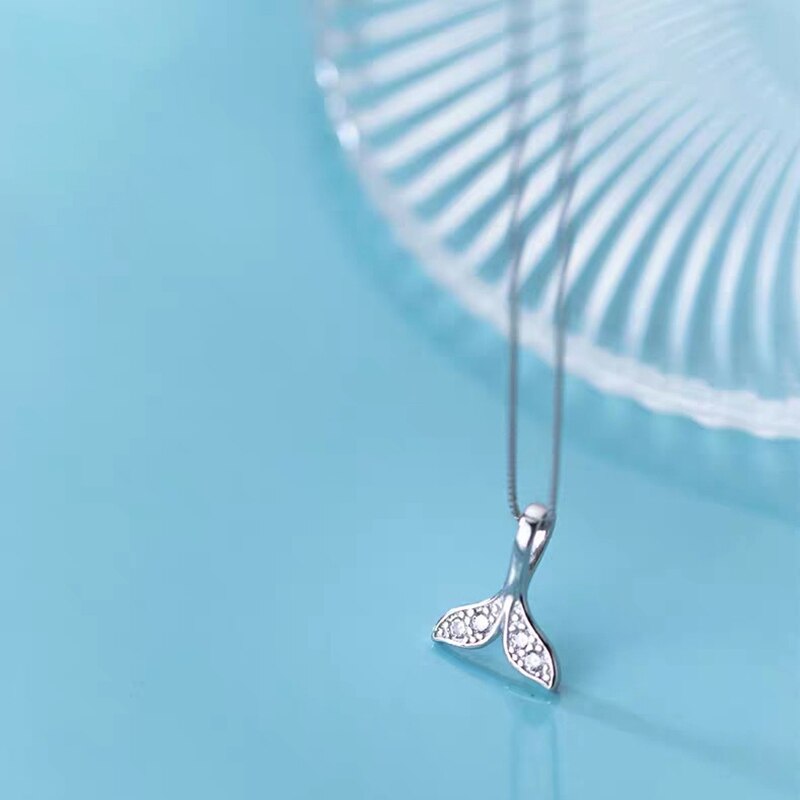 Mermaid Tail Necklace, view 3