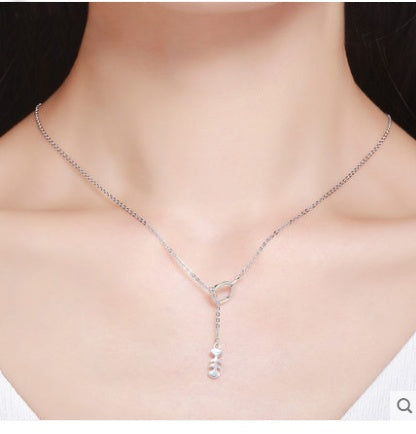 Kitten Pendant Necklace & Earrings Set, view 3