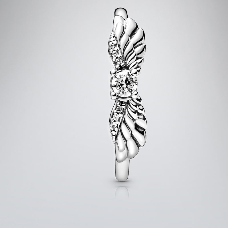 Feathered Angel Wing Ring, view 5