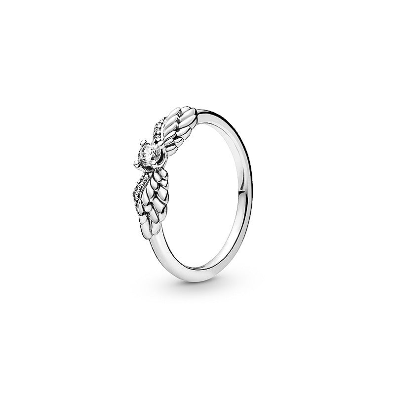 Feathered Angel Wing Ring, view 3