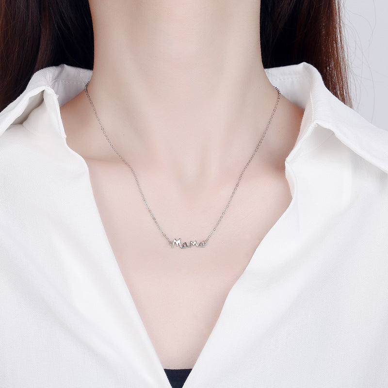 MaMa Letter Necklace, view 2