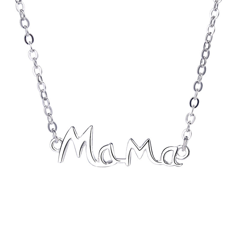 MaMa Letter Necklace, view 5