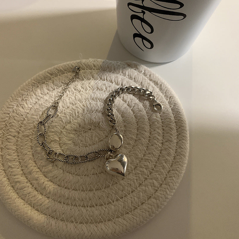 Sculpted Heart Bracelet, view 4