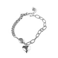 Sculpted Heart Bracelet, view 2