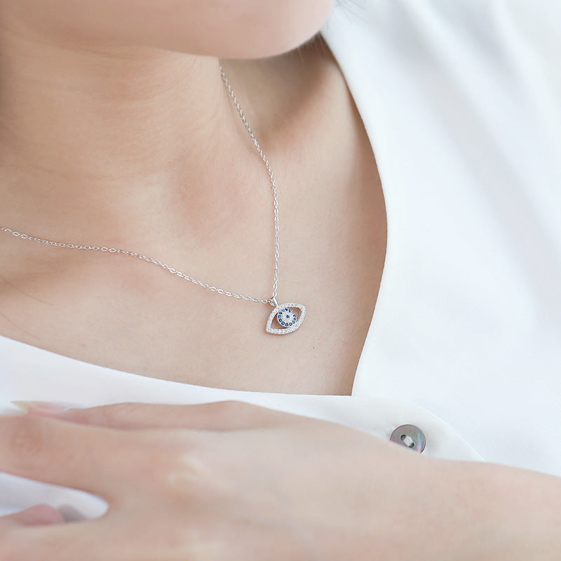 Evil Eye Pendant Necklace, view 4