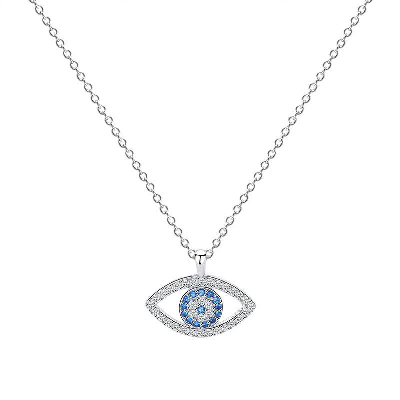 Evil Eye Pendant Necklace, view 3