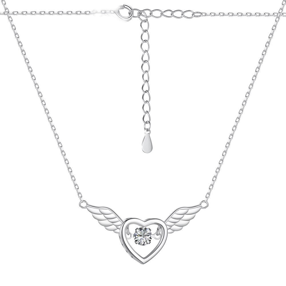 Angel Wings Pendant Necklace, view 2