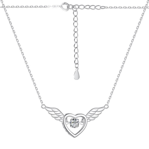 Angel Wings Pendant Necklace, view 2