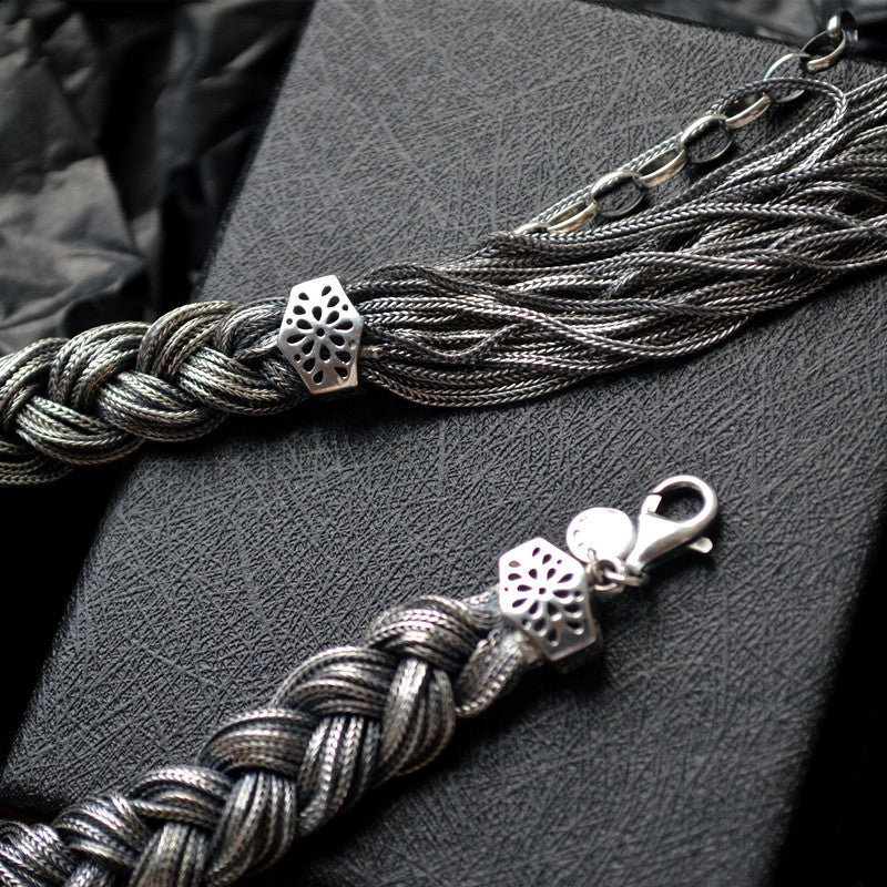 Braided Tassel Bracelet, view 3