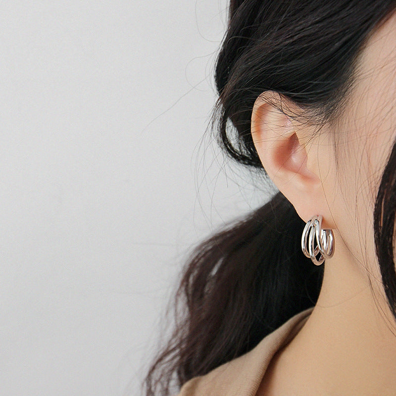 Circle Drop Earrings