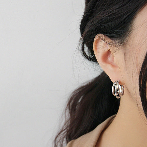 Circle Drop Earrings