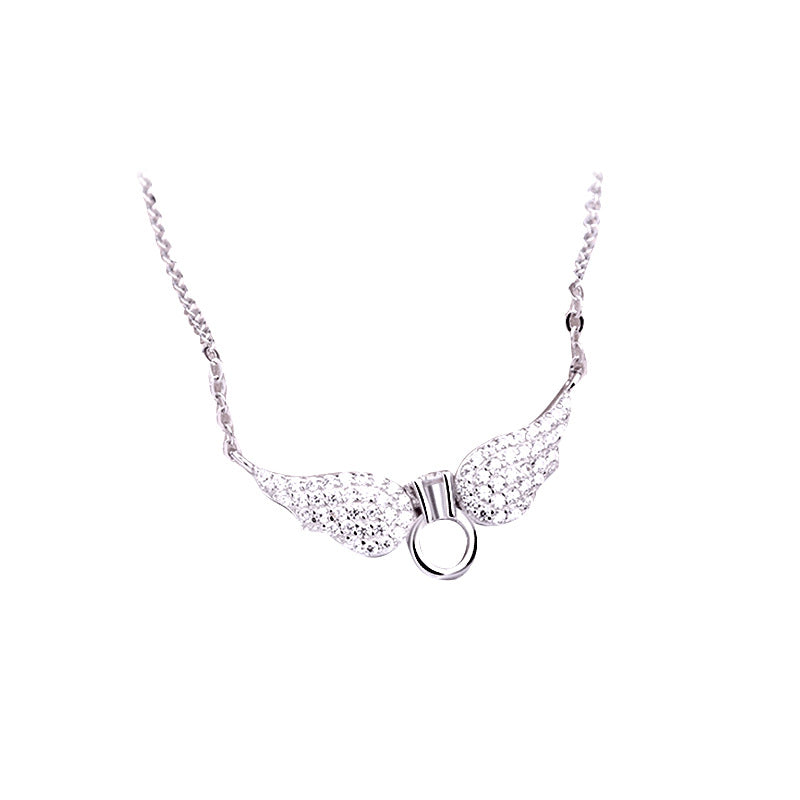 Silver Angel Wing Necklace