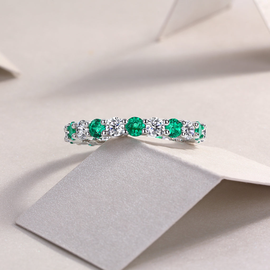 Alternating Eternity Band, view 5