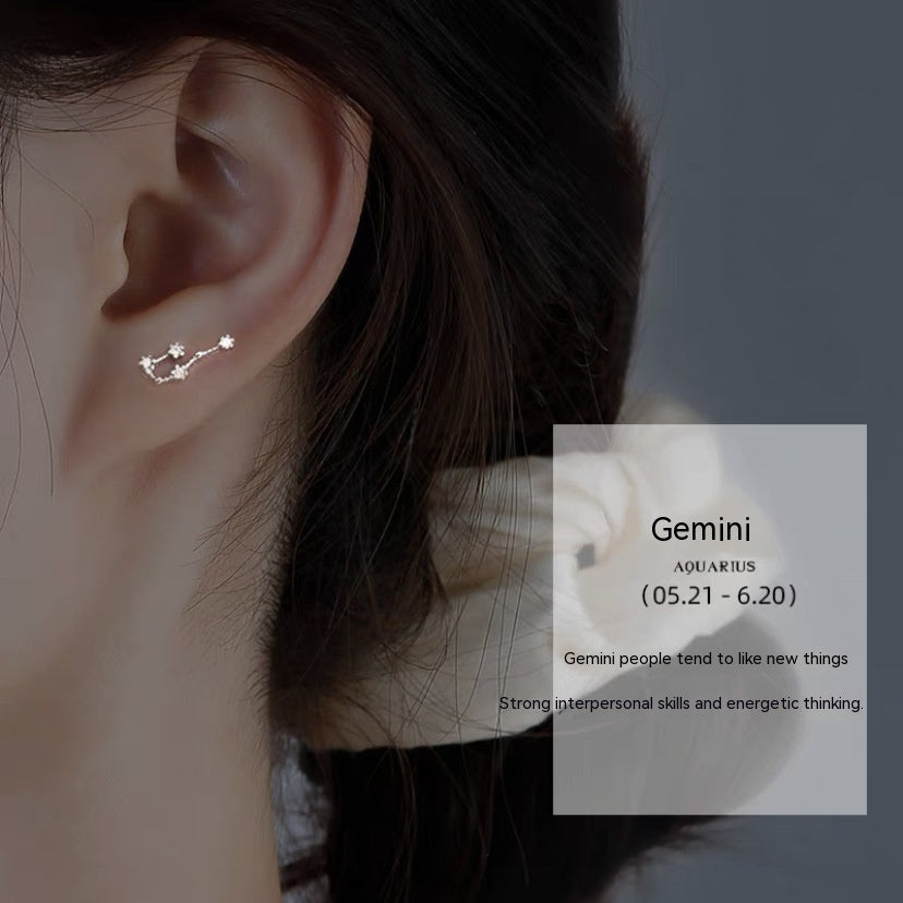 Constellation Stud Earrings, view 7