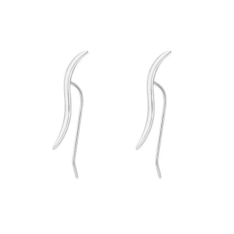 Streamer Stud Earrings, view 4