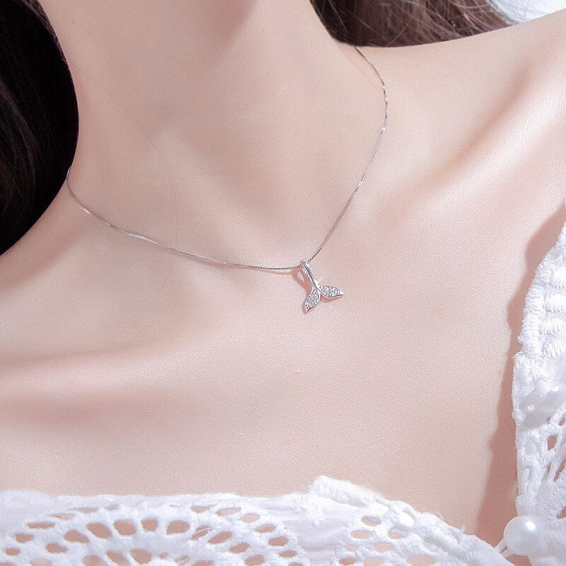 Mermaid Tail Necklace, view 6
