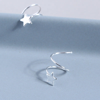 Classic Silver Earrings, view 3