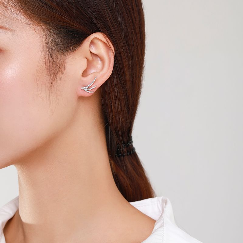 Angel Wing Studs, view 3