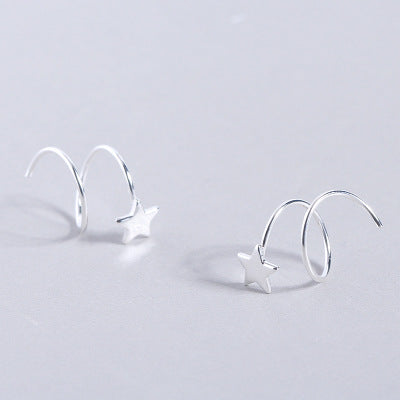 Classic Silver Earrings, view 2