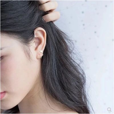 Classic Silver Earrings, view 5