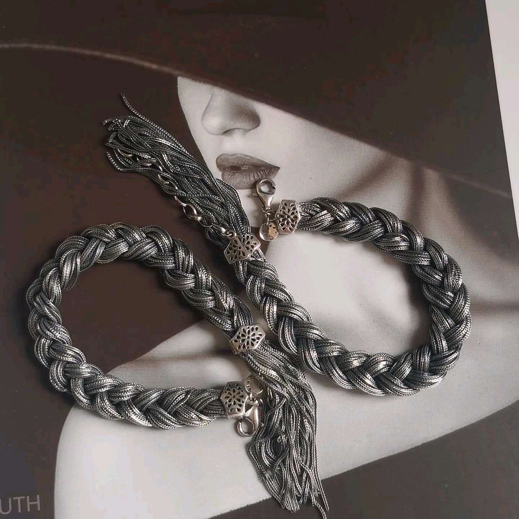 Braided Tassel Bracelet, view 4