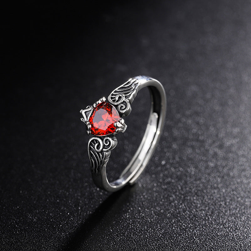 Moonlight Angel Wing Ring, view 5