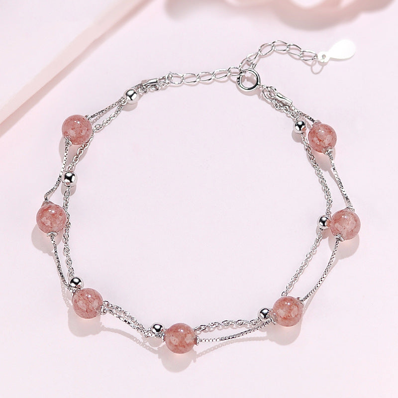 Strawberry Crystal Bracelet