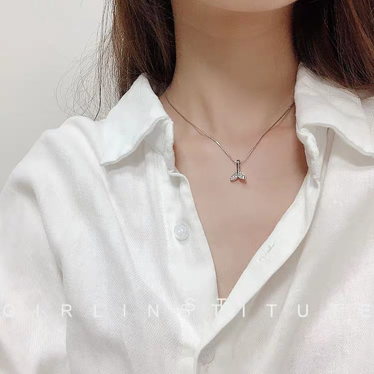 Mermaid Tail Necklace, view 2