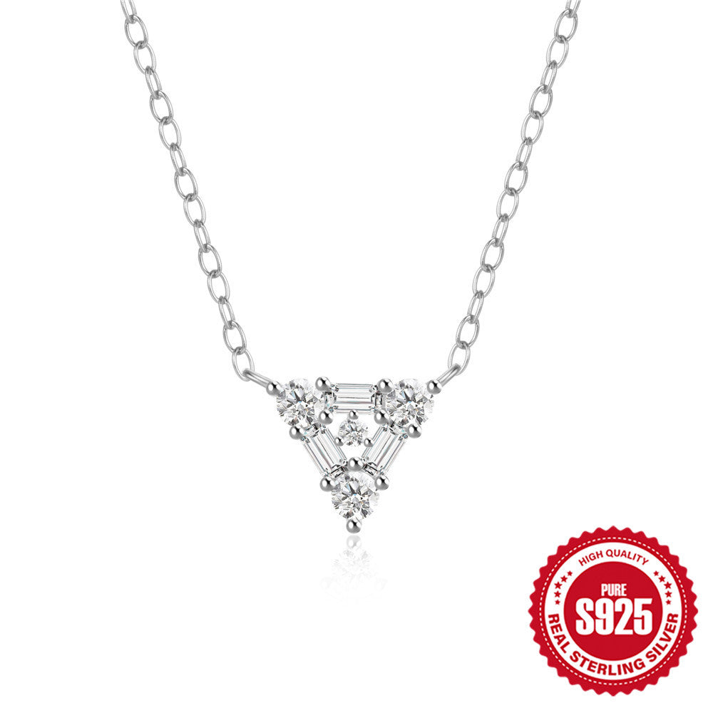 Triangle Pendant Necklace, view 2