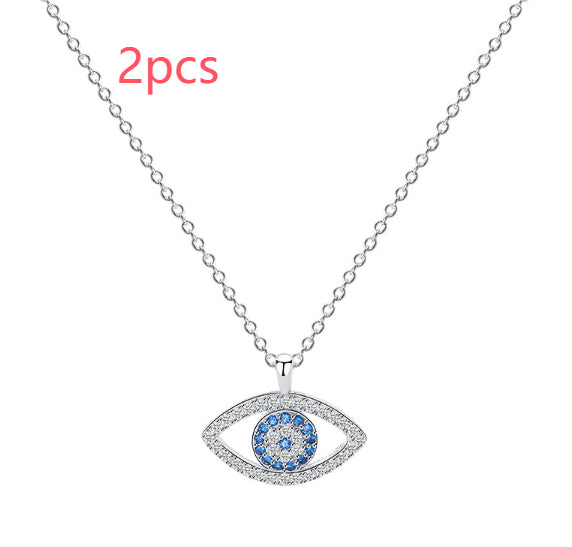 Evil Eye Pendant Necklace, view 6