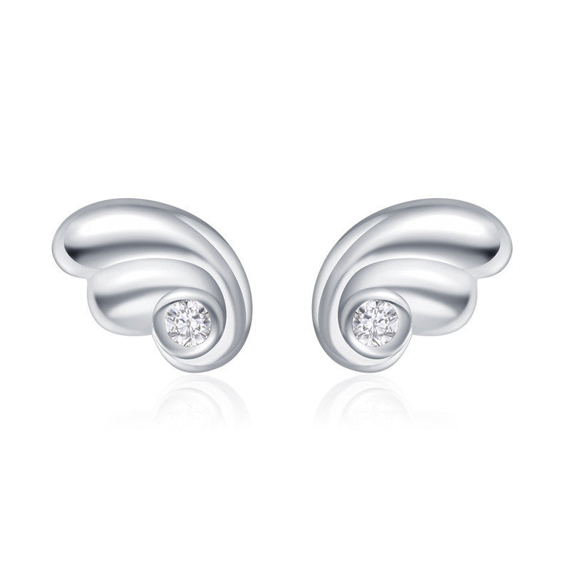 Mini Angel Wing Studs, view 5