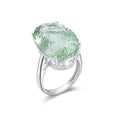 Green Amethyst Ring, view 2