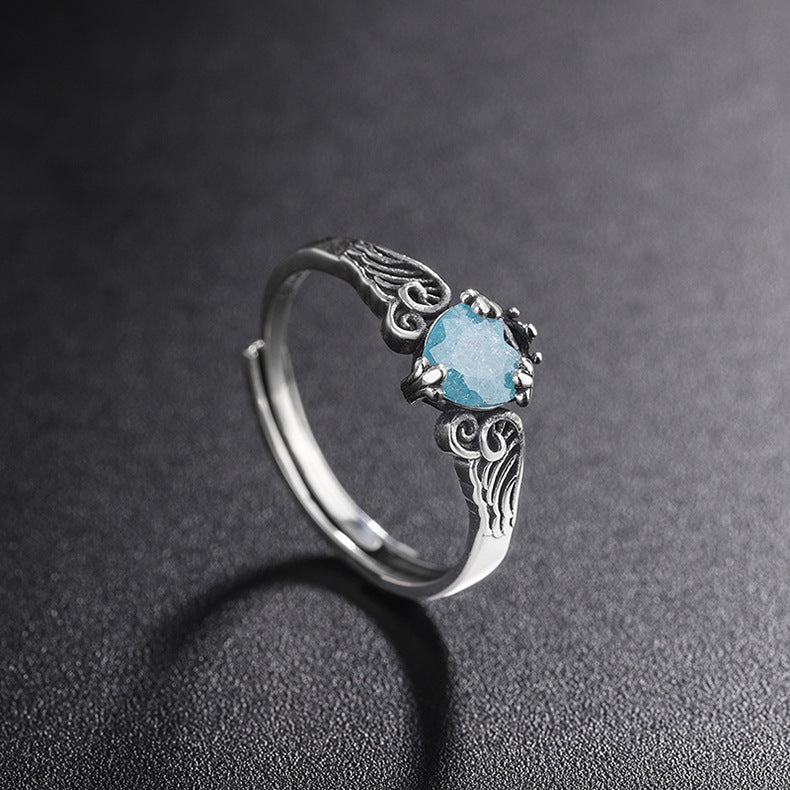 Moonlight Angel Wing Ring, view 2