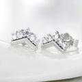 Crown Stud Earrings, view 4
