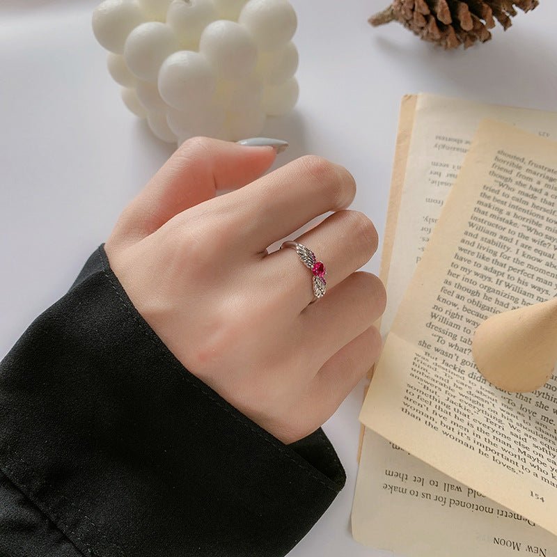 Angel Wing Statement Ring, view 4