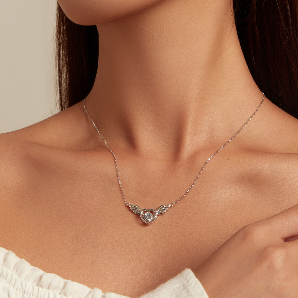 Angel Wings Pendant Necklace