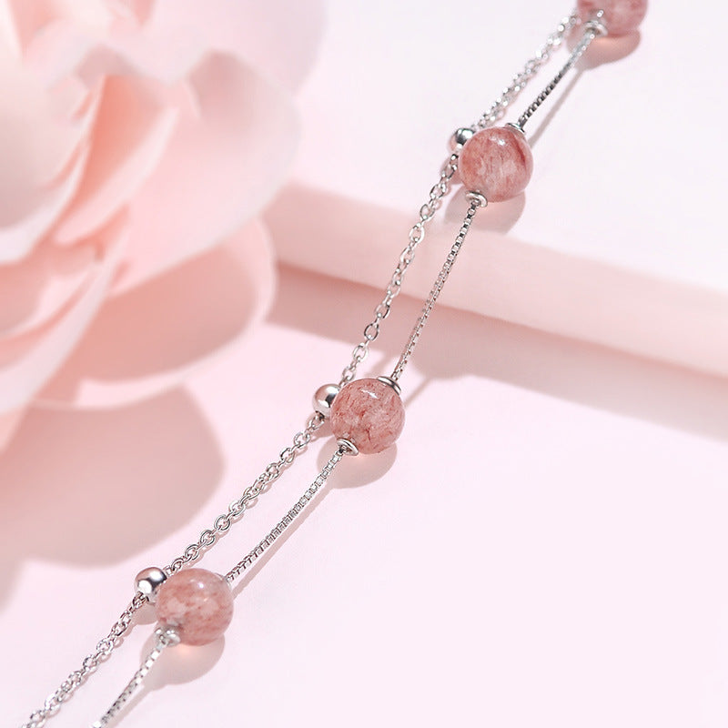Strawberry Crystal Bracelet, view 2