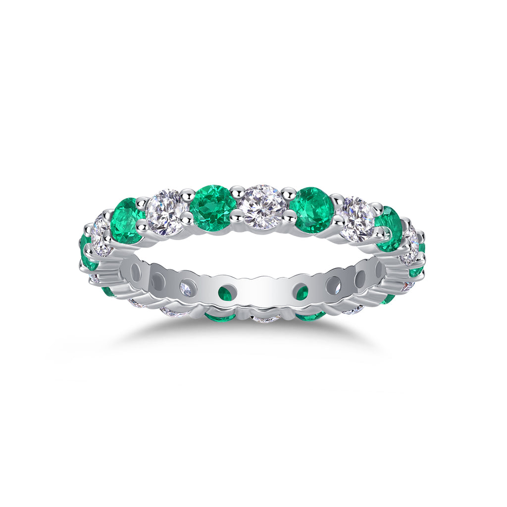Alternating Eternity Band, view 4
