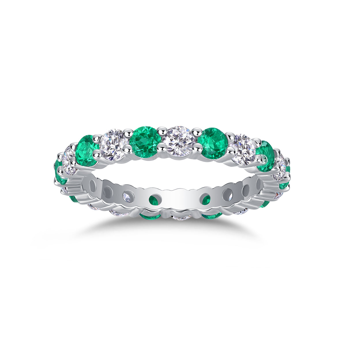 Alternating Eternity Band, view 4