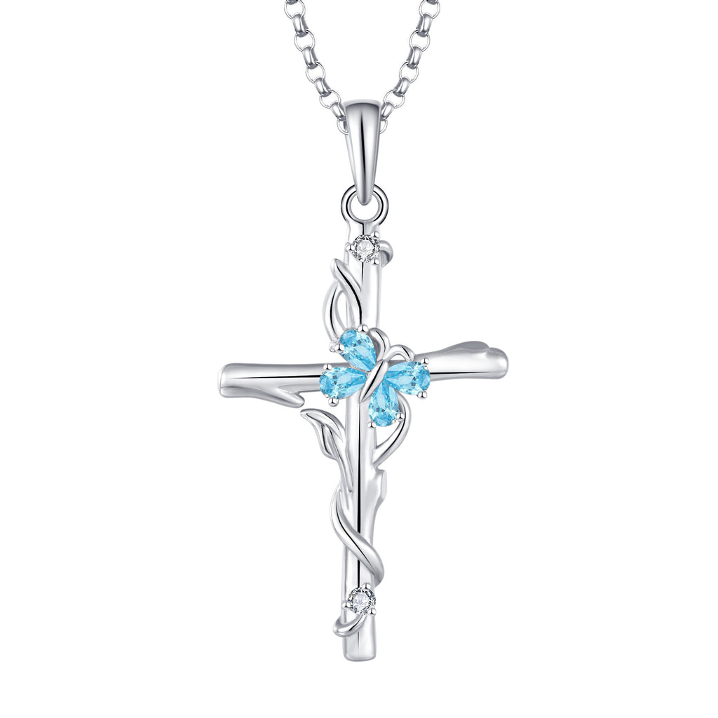 Cross Pendant Necklace, view 2
