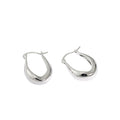 Ellipse Hoop Earrings, view 3