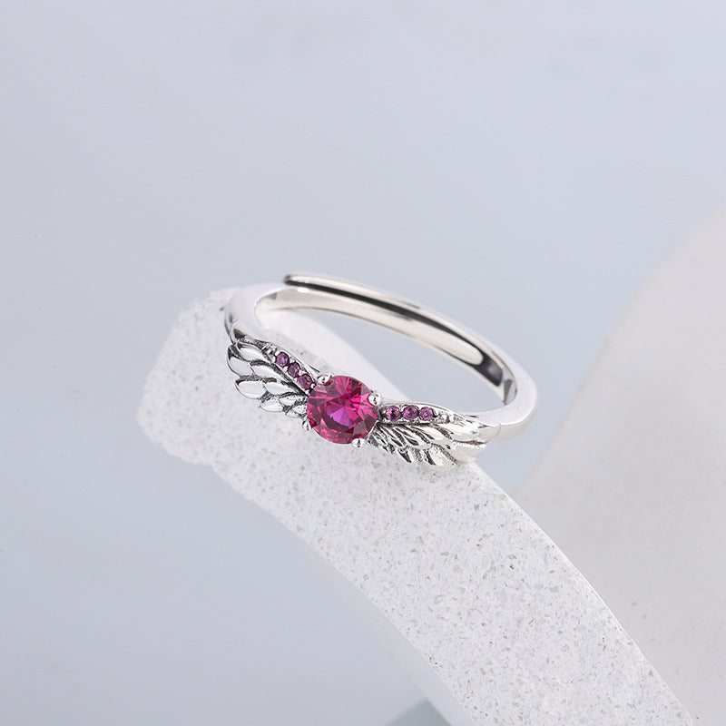 Angel Wing Statement Ring, view 3