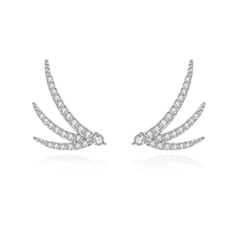 Angel Wing Studs, view 4