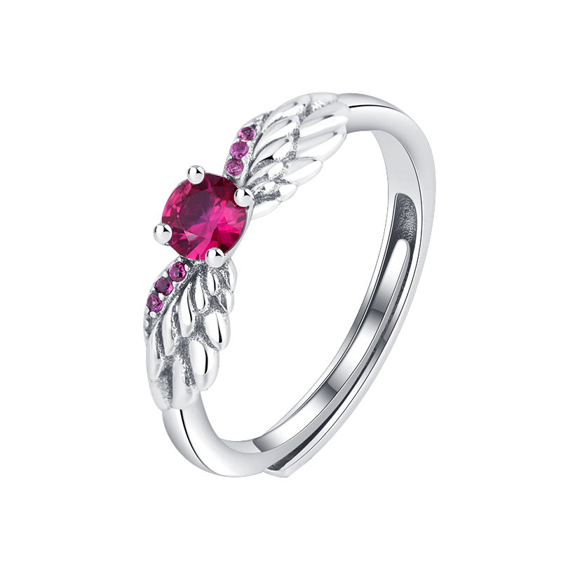 Angel Wing Statement Ring, view 2